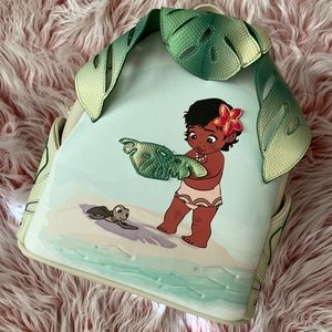 BNWT!🌺🐢 LIMITED EDITION Danielle Nicole Disney Moana 3D Leaves Backpack!